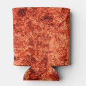 軽く斑点のあるサンゴの傷の傷 缶クーラー (裏面)