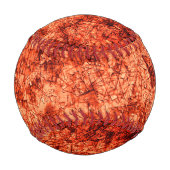 軽く斑点のあるサンゴの傷の傷 野球ボール (正面)