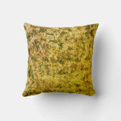 軽く斑点のある黄土の傷の傷 クッション (裏面)