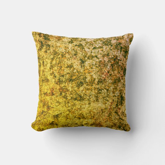 軽く斑点のある黄土の傷の傷 クッション (正面)