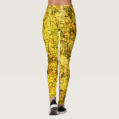 軽く斑点のある黄土の傷の傷 レギンス (裏面)