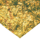 軽く斑点のある黄色画像に傷をつける ショートテーブルランナー (コーナー)