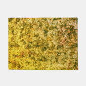 軽く斑点のある黄色画像に傷をつける ドアマット (正面)