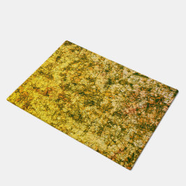 軽く斑点のある黄色画像に傷をつける ドアマット