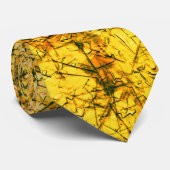 軽く斑点のある黄色画像に傷をつける ネクタイ (ロール)