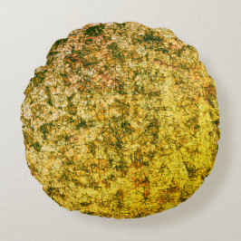 軽く斑点のある黄褐色の傷 ラウンドクッション