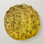 軽く斑点のある黄褐色の傷 ラウンドクッション (裏面)