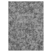 軽く斑点の付いたグレーと黒の傷 テーブルクロス (正面)