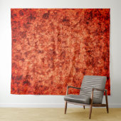 軽く斑点の付いたサンゴの背景に傷 タペストリー (インサイチュ(横))