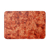 軽く斑点の付いたサンゴの背景に傷 バスマット (正面)