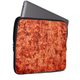 軽く斑点の付いたサンゴの背景に傷 ラップトップスリーブ