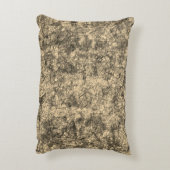 軽く斑点の多いカーキに傷を付ける アクセントクッション (裏面(縦))