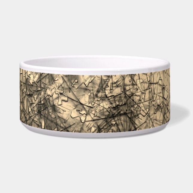 軽く斑点の多いカーキに傷を付ける ボウル (正面)