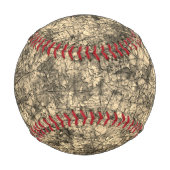 軽く斑点の多いカーキに傷を付ける 野球ボール (裏面)