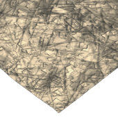 軽く斑点の多いカーキの傷の傷 ショートテーブルランナー (コーナー)