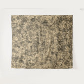 軽く斑点の多いカーキの傷の傷 タペストリー (正面(横))