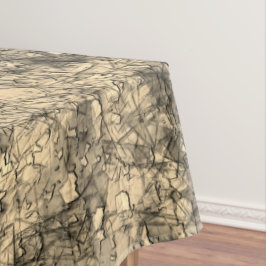 軽く斑点の多いカーキの傷の傷 テーブルクロス