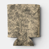 軽く斑点の多いカーキの傷の傷 缶クーラー (裏面)