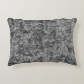 軽く斑点の多いグレーの傷の傷 アクセントクッション (正面)