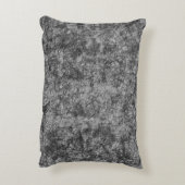 軽く斑点の多いグレーの傷の傷 アクセントクッション (裏面(縦))