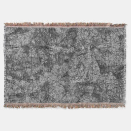 軽く斑点の多い灰色の擦り傷 スローブランケット