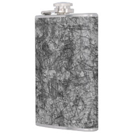 軽く斑点の多い灰色の擦り傷 フラスク