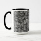 軽く斑点の多い灰色の擦り傷 マグカップ (左)