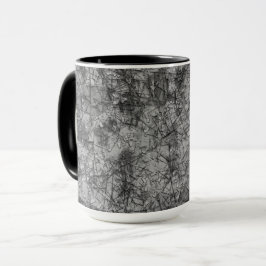 軽く斑点の多い灰色の擦り傷 マグカップ