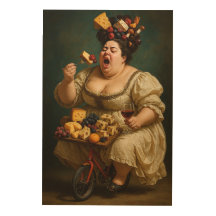 "軽く歩き、重く食べよ"超現実主義アート作品