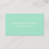 軽く真新しい色 名刺 (正面)