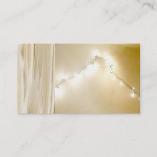 軽く精神的な白熱夜ホタルの名刺 名刺 (正面)