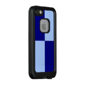 軽く、濃紺の長方形 LifeProof iPhoneケース (裏面/右)