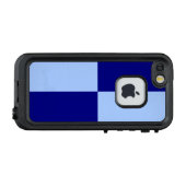 軽く、濃紺の長方形 LifeProof iPhoneケース (裏面横)