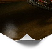 「軽く、重く踏み食べ足す」超現実的な作品 ポスター (コーナー)