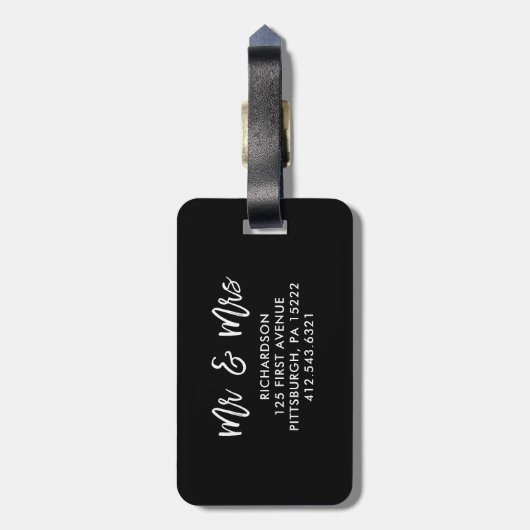 軽やかな至福 | 写真ミセス ラゲッジタグ (裏面縦)