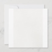 軽やかな花のデザインの結婚式のご案内 招待状 (裏面)