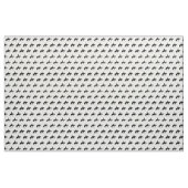 軽やかに駆ける黒い西部の喜びの馬のシルエット ファブリック (ヤード)