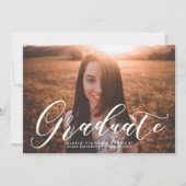 軽アート卒発表 招待状 (正面)