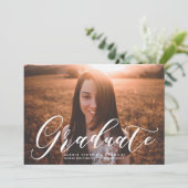 軽アート卒発表 招待状 (スタンド正面)