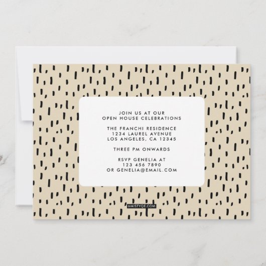 軽アート卒発表 招待状 (裏面)