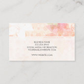 軽エレガントい花 |美容師 名刺 (裏面)