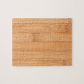 軽カッコいいエレガント褐色の竹材プリント ジグソーパズル (横)