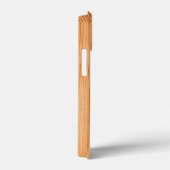 軽カッコいい茶色の竹材プリントモノグラム Case-Mate iPhoneケース (裏面 / 右)