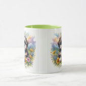 軽カラフルシーズー(犬)Tzu子犬のマグ愛犬家 マグカップ (中央)