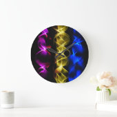 軽カラフル壁時計のリボン ラージ壁時計 (ホーム)