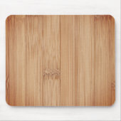 軽クール茶エレガント焦した竹材プリント マウスパッド (正面)