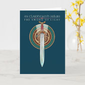 軽グリーティングカードの剣 カード (黄色い花)