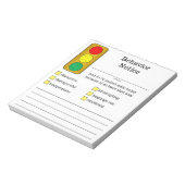 軽ストップ学生の行動に関する通知 ノートパッド (回転)