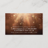 軽モダンい温お洒落かいコーヒー茶 名刺 (裏面)