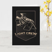 軽乗員照明技術ステージ カード (黄色い花)